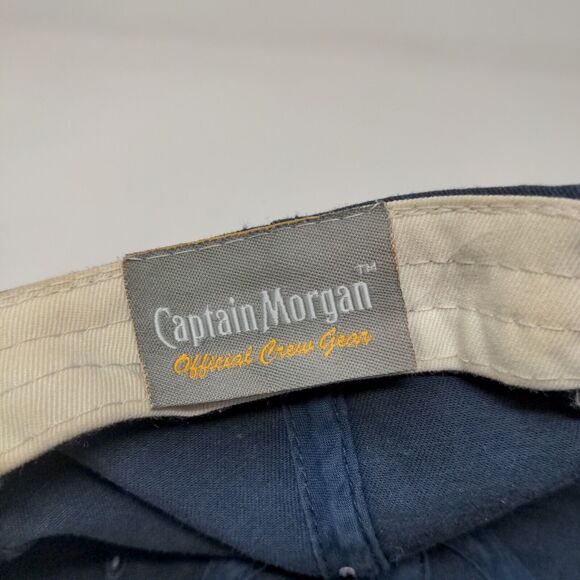 Captain Morgan Rum Mens Hat Blue OSFA Strapback Captain in You Embroidered Logo - Picture 12 of 12